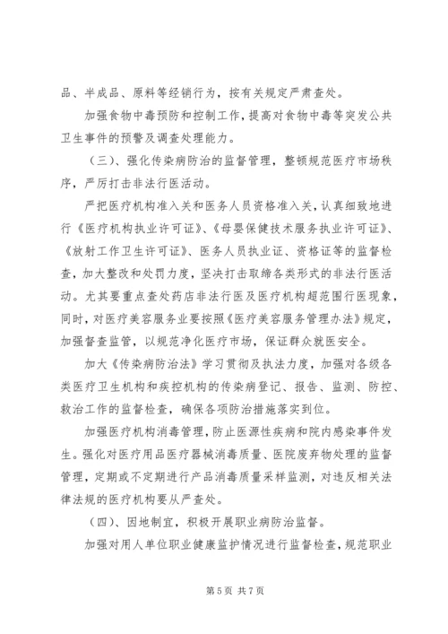 卫生监督所所长的年底讲话_1.docx