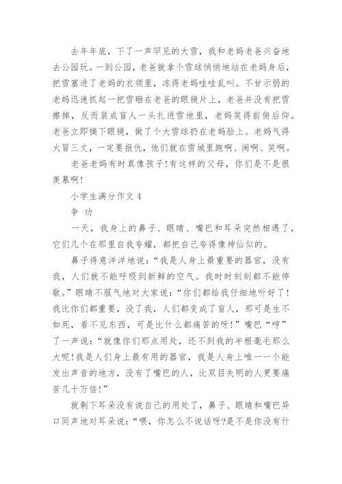 小学生满分作文大全【30篇】小学生优秀作文大全.docx
