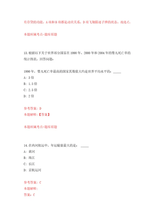 浙江宁波市北仑区郭巨街道招考聘用编外人员3人模拟考试练习卷和答案第9次