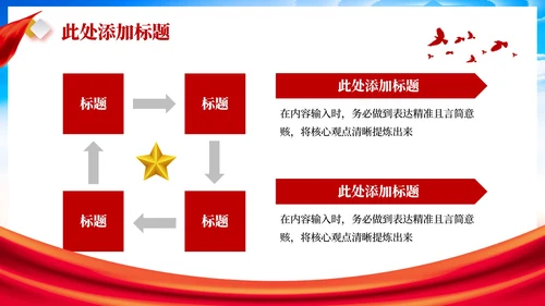 红色党政风土地改革的历史回顾PPT模板