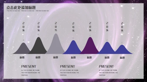 紫色炫酷黑洞产品发布商业计划书通用PPT模板