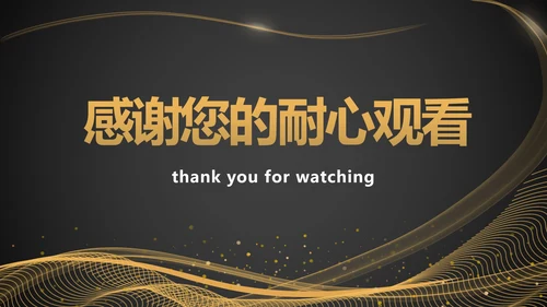 黑金工作项目总结汇报ppt模板