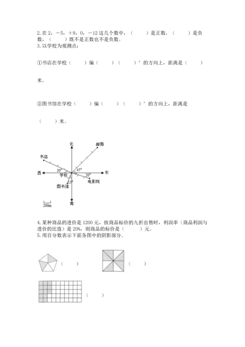 小学数学六年级下册期末测试卷（考点梳理）.docx