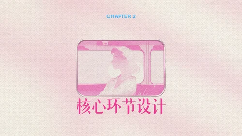 粉色创意情人节活动策划PPT模板