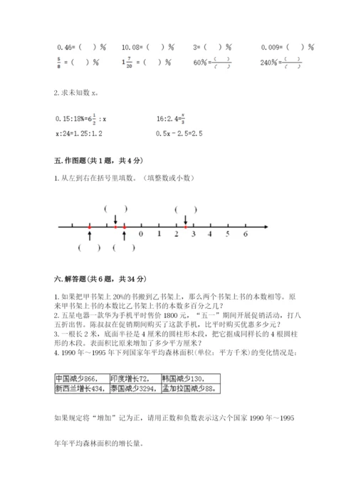 小升初六年级期末试卷精品【基础题】.docx