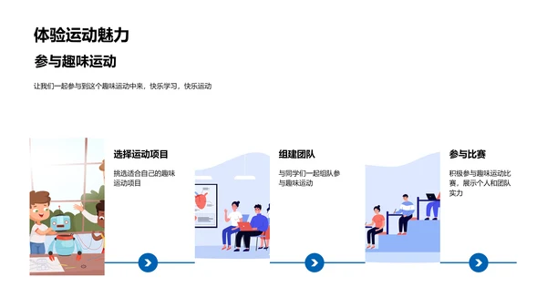 趣味运动实践教学PPT模板