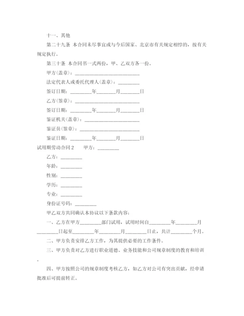 2023年试用期劳动合同.docx