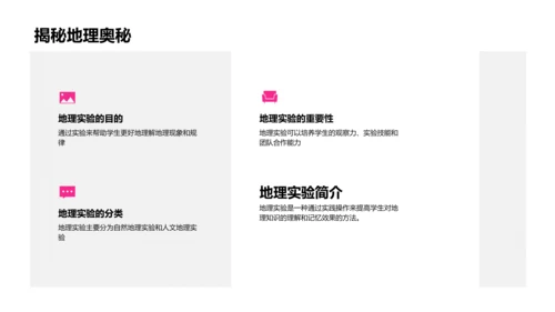 地理实验步骤教学PPT模板