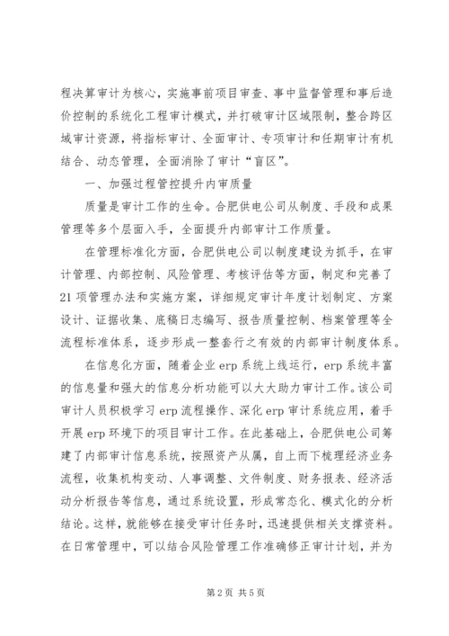 企业内部审计工作经验总结.docx