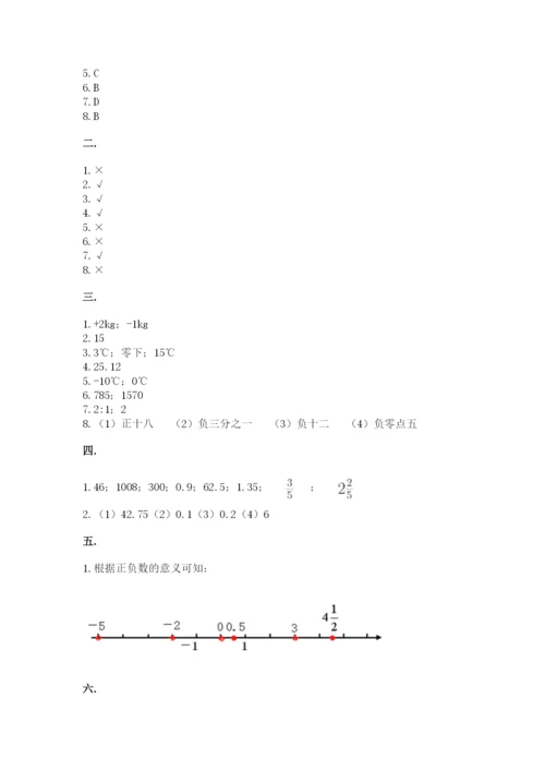 四川省【小升初】2023年小升初数学试卷含答案（b卷）.docx