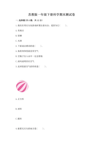 苏教版一年级下册科学期末测试卷及完整答案【网校专用】.docx