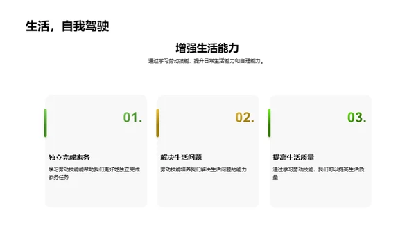 劳动技能掌握与运用