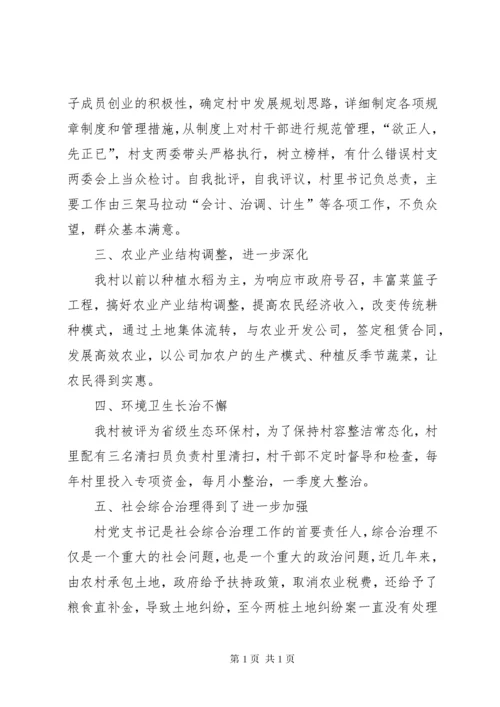 XX年村支部书记个人述职报告 (2).docx