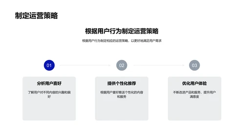 秋分用户行为分析报告PPT模板