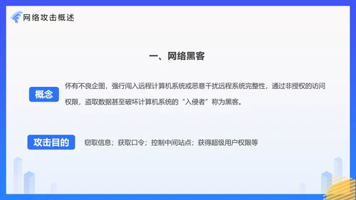 安全上网网络安全技术PPT培训课件模板