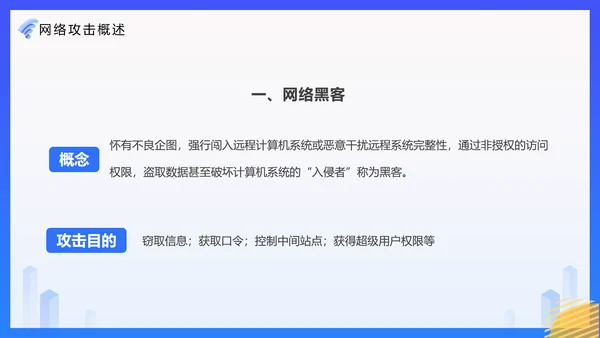 安全上网网络安全技术PPT培训课件模板