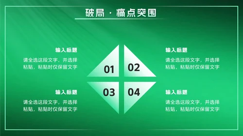 绿色科技风创新创业计划书PPT模板