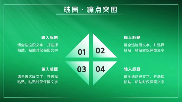 绿色科技风创新创业计划书PPT模板