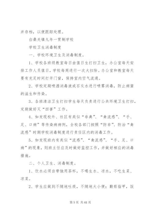 学校公共卫生相关管理制度.docx