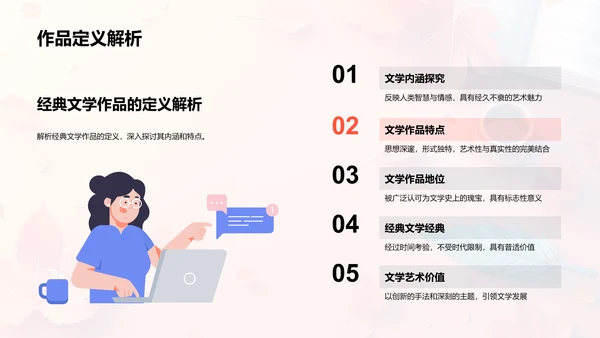 经典文学赏析讲座PPT模板