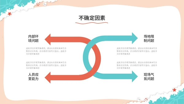 清新简约多彩插画风沙滩夏天夏季活动策划ppt模板