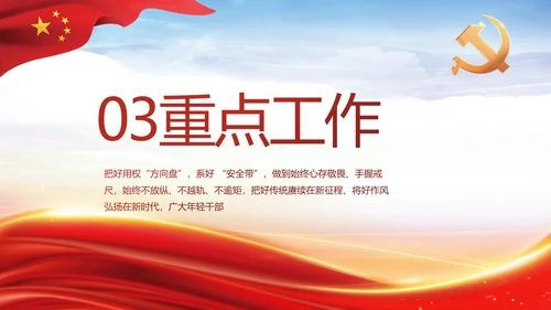个人党员党建党支部年终述职报告PPT