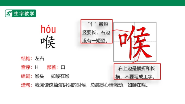 13 人物描写一组 生字动画课件