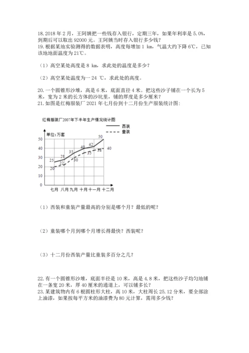 六年级小升初数学解决问题50道精品【名师推荐】.docx