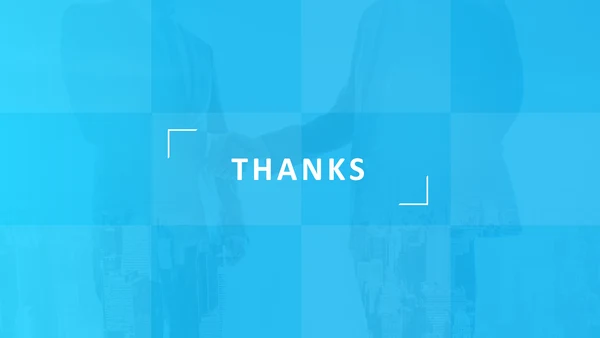简洁蓝色风格公司简介商务汇报PPT模板