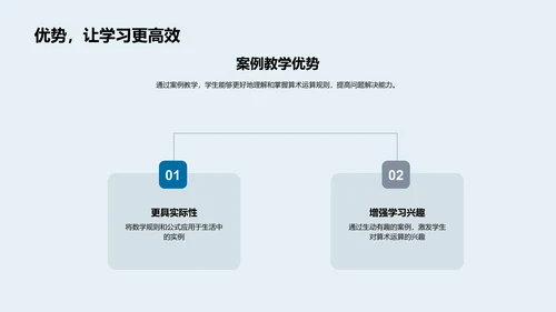 日常算术应用教学PPT模板