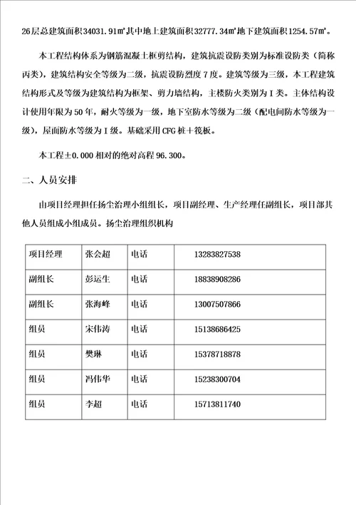 扬尘治理开工申请表