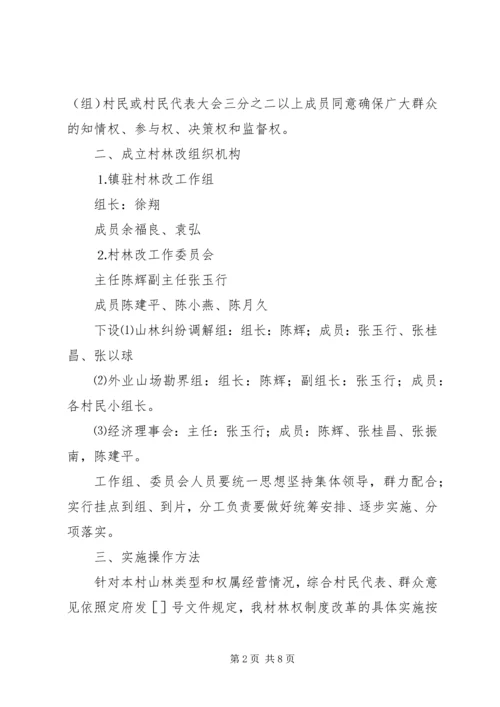 镇陈坑村林权制度改革实施方案 (6).docx