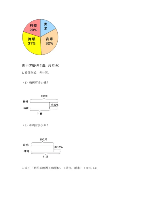 人教版数学六年级上册期末测试卷含答案（综合题）.docx