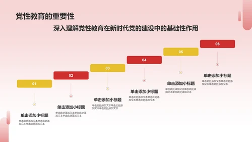 红色党政风中国共产党党史学习PPT模板