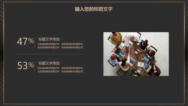 黑金商务项目总结PPT模板