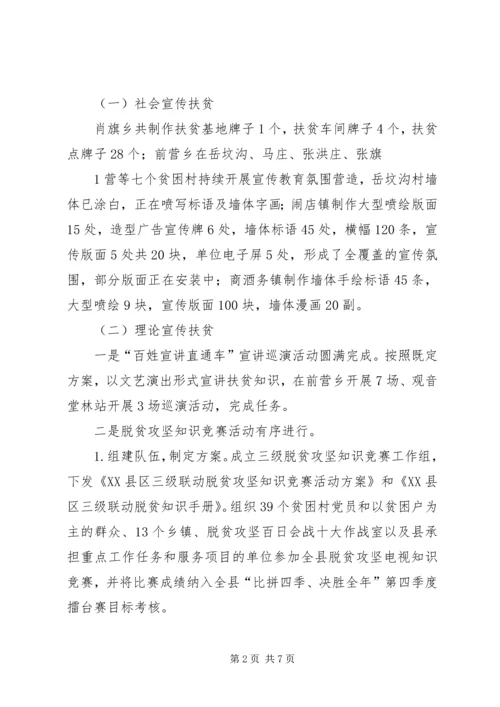 脱贫攻坚百日会战宣传教育调研报告.docx