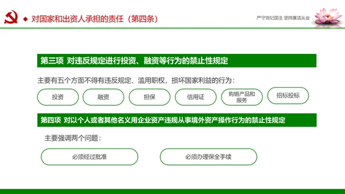 廉洁从业从政从严治党教育PPT课件模板