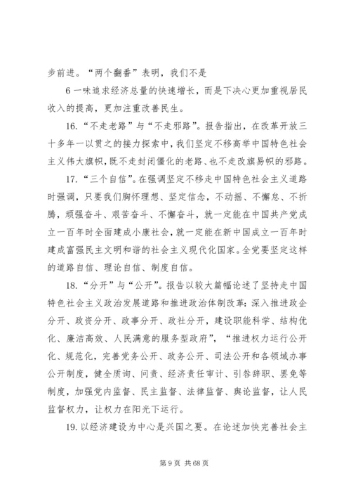 党的十八大精神和新党章学习要点.docx