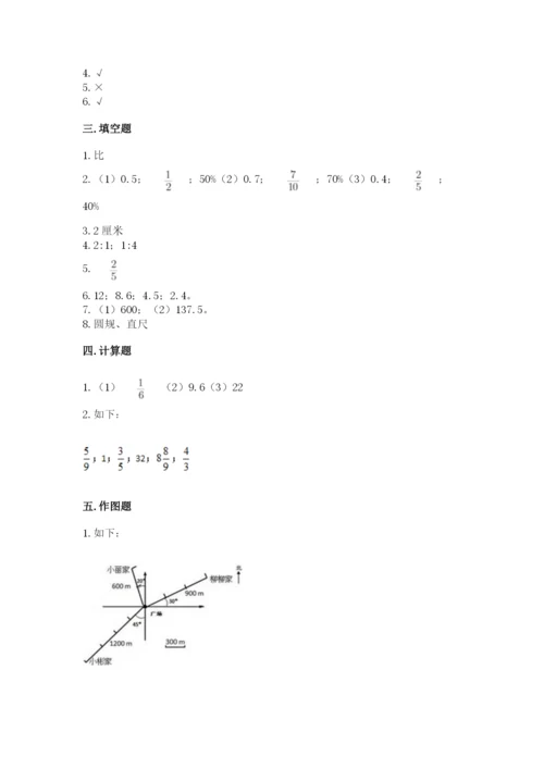 小学六年级数学上册期末考试卷附答案【巩固】.docx