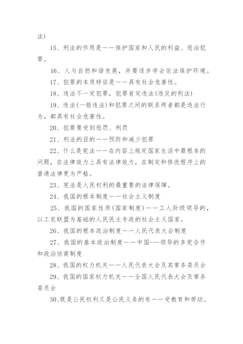 初中政治知识点总结.docx