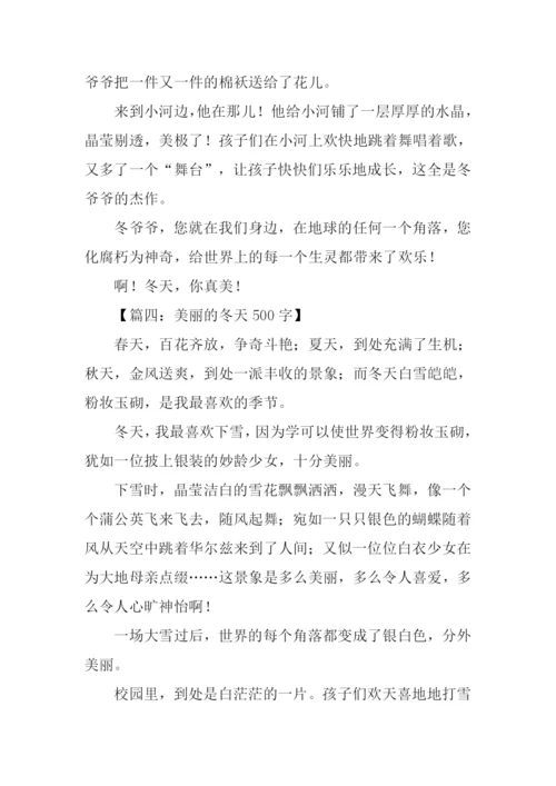 美丽的冬天作文.docx