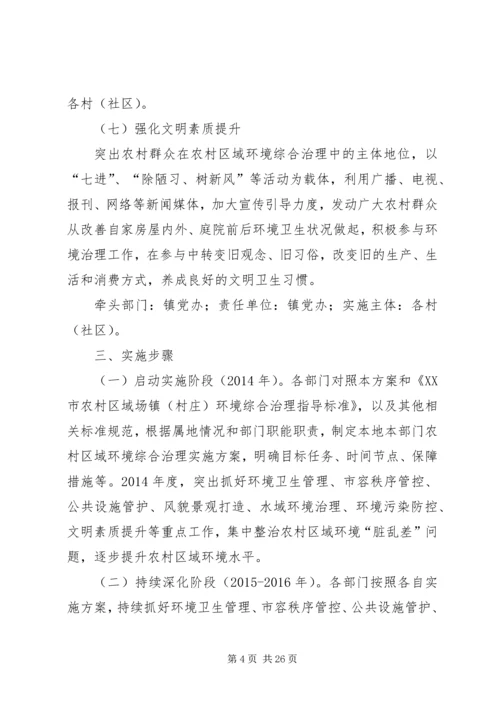 镇农村环境治理专项工作方案.docx