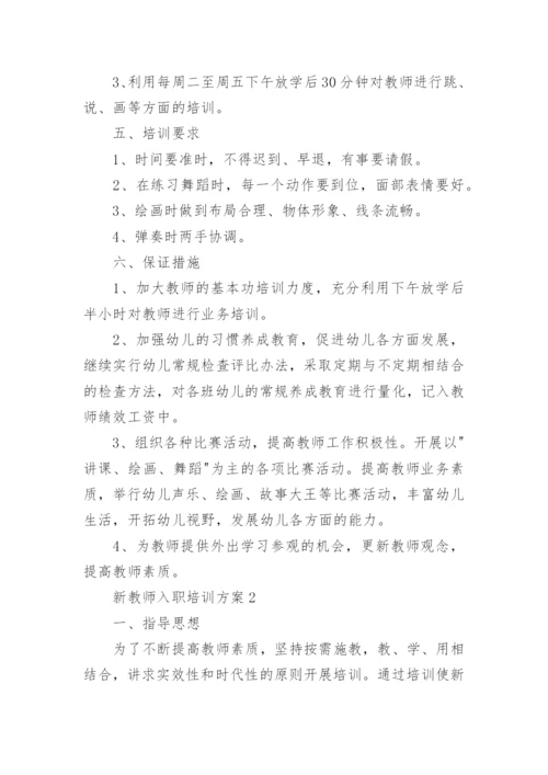 新教师入职培训方案.docx