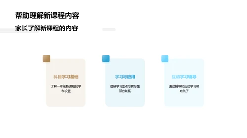 一年级新课程导览