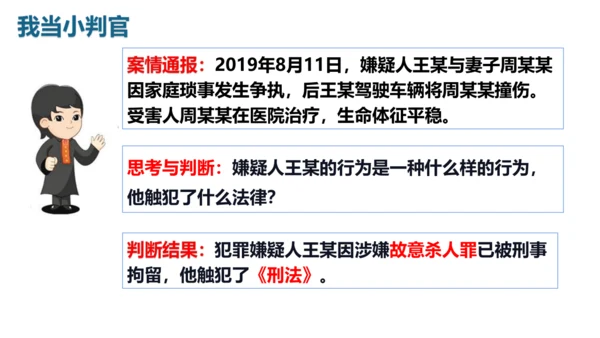 1 感受生活中的法律（第二课时）生活和法律 课件