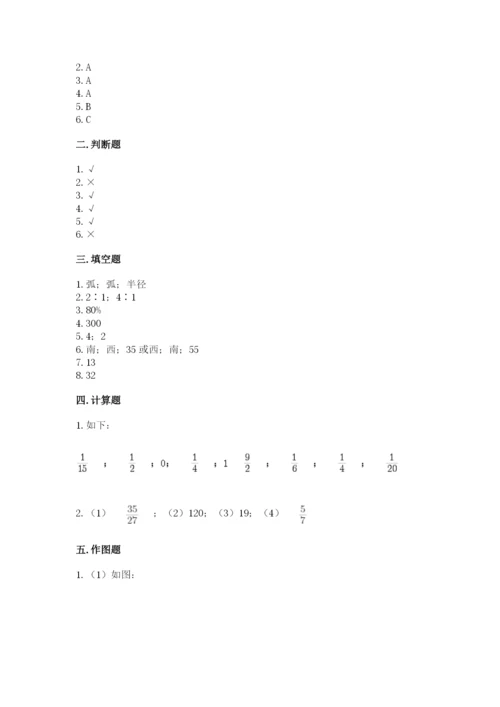 小学数学六年级上册期末模拟卷（综合题）word版.docx