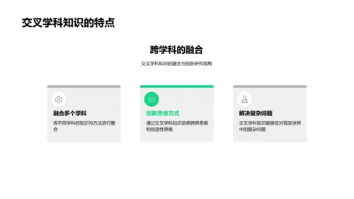 研究报告：交叉学科运用PPT模板