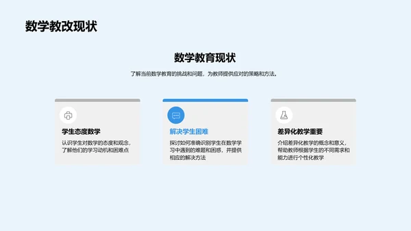 数学教学策略PPT模板