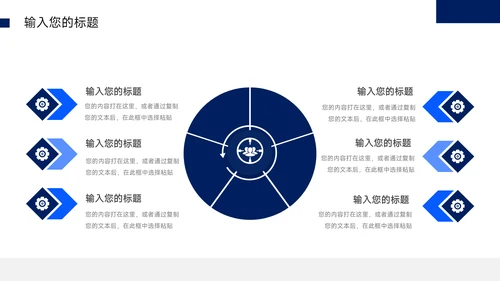 蓝色简洁领导力培训PPT模板