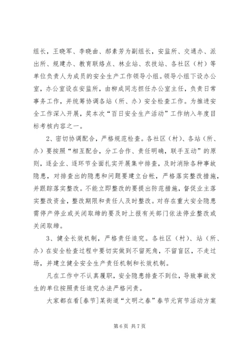 街道办元旦、春节期间“百日安全生产活动”方案.docx